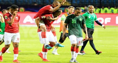 بالصور.. فرحة لاعبي مدغشقر بعد الفوز على نيجيريا وتصدر المجموعة